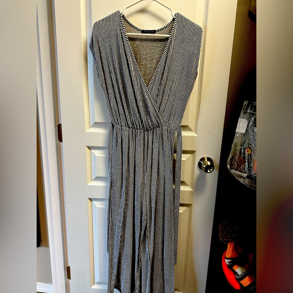 Striped Jumpsuit